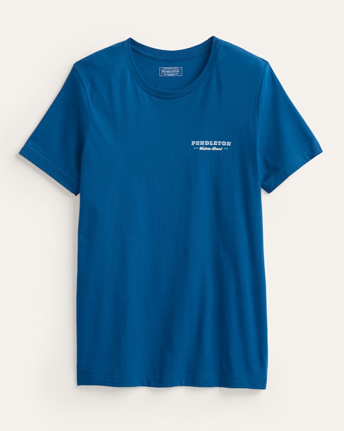 MEN'S SHORT-SLEEVE BISON SUNSET GRAPHIC TEE